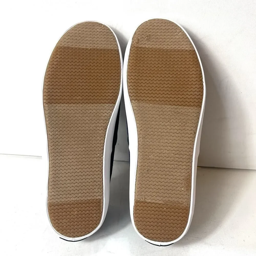 SPERRY Top-Sider Youth Sz 7 M Navy Blue Canvas Shoes Sneaker Lace Up Women's 8.5
